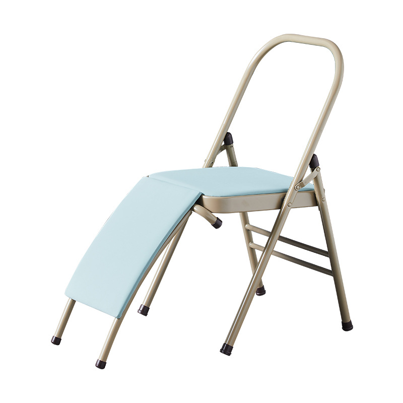 Thickened Yoga Chair Folding Chair Professional Iyengar Folded Chair Auxiliary Chair Tools Supplies Handstand Yoga Stool