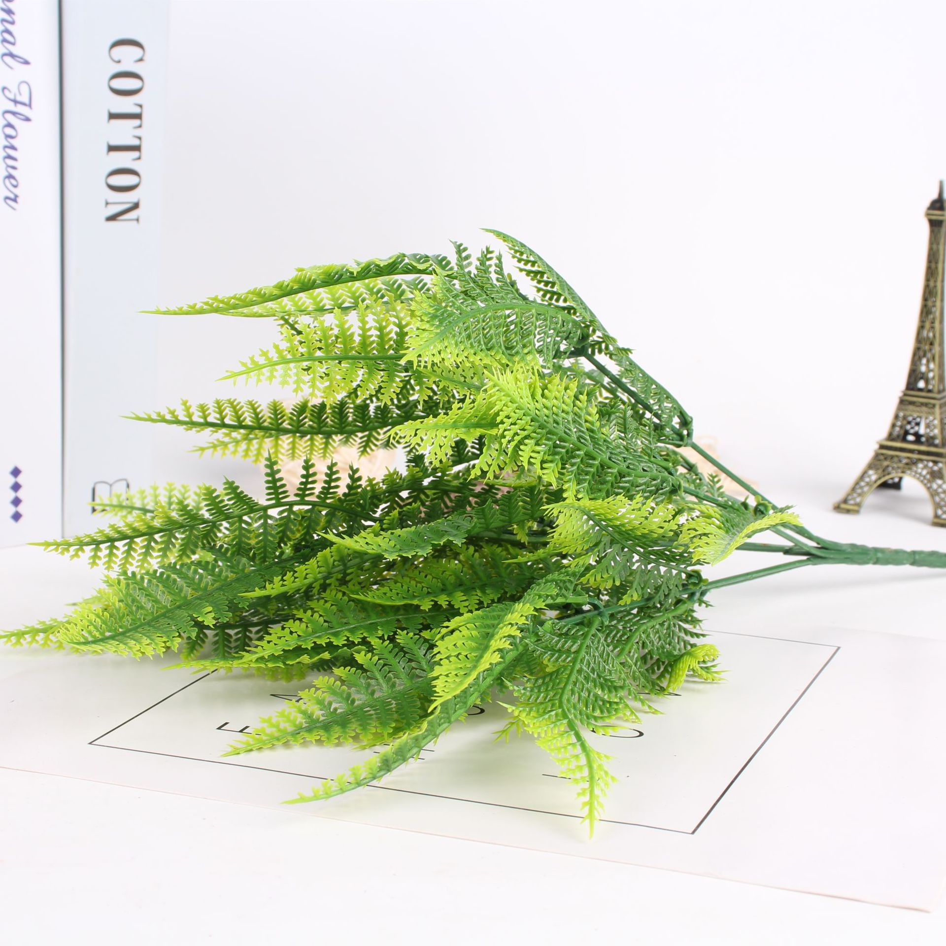 Artificial Flower 7 Fork 49 Mesh Persian Grass Flower Arranging Props with Grass Plastic Flower Outdoor Green Plant Wall Greening Decoration