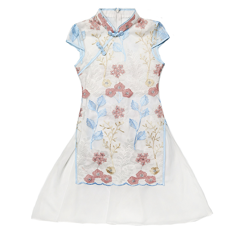 Hanfu Girl's Tang Suit Fairy Dress Little Girl's Dress Ancient Suit Children's Dress Princess Dress Super Fairy Cheongsam Dress