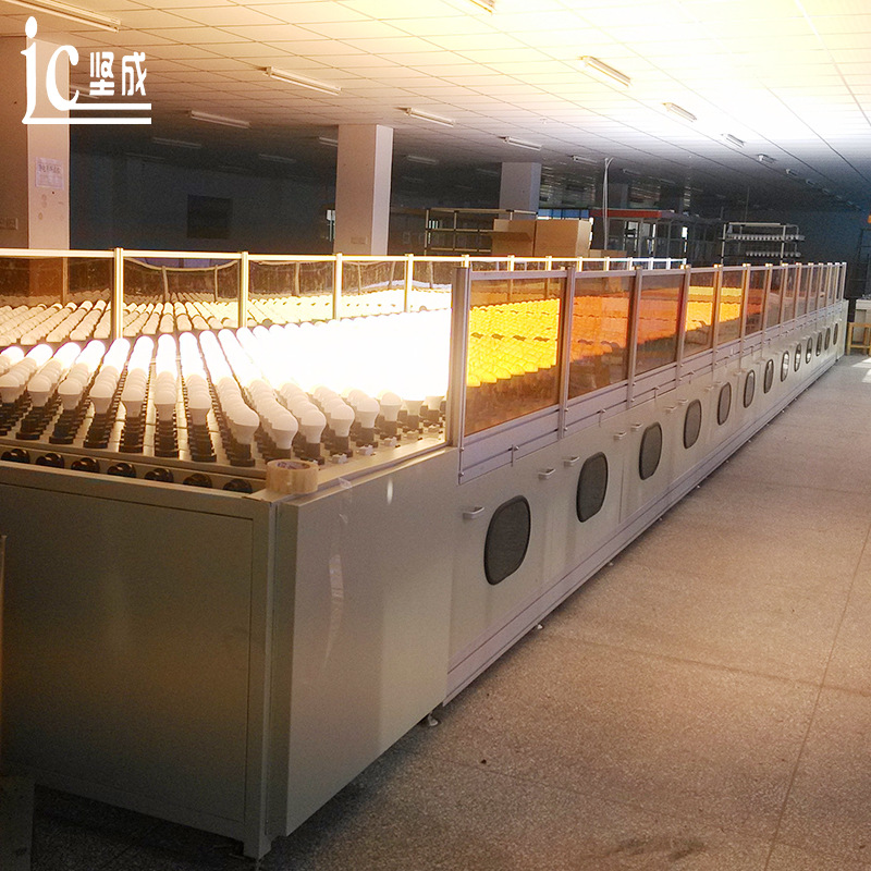 Zhongshan Factory Direct Sales Led Lamp Aging Testing Equipment Bulb Lamp Aging Line High and Low Voltage Automatic Aging