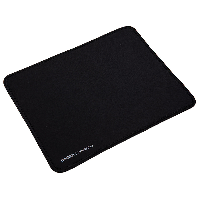 Deli game mouse pad rubber material lock edge design thickened mouse cloth pad accurate positioning non-slip