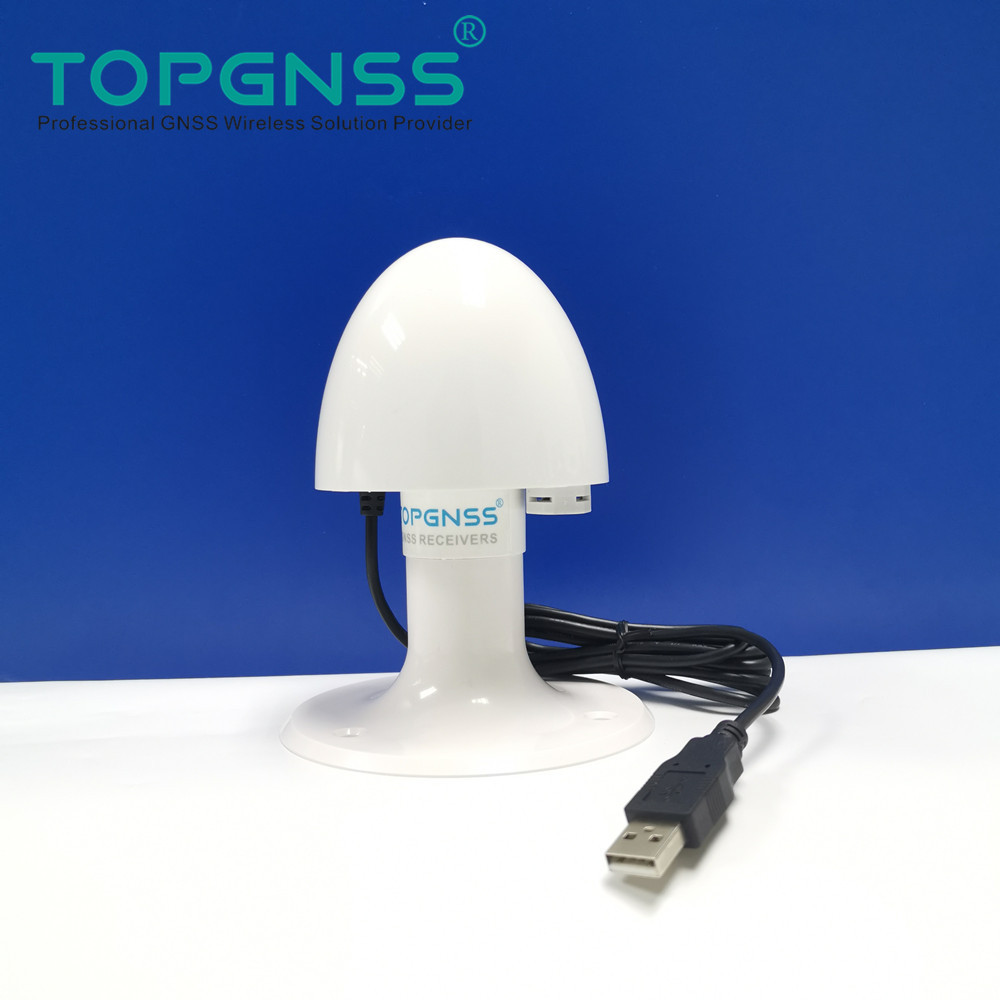 Mushroom head USB GNSS Beidou GPS module receiver Yami industrial control network Youlu test TOPGNSS