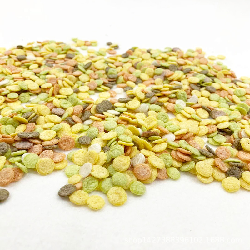 Colorful coarse cereals slices five cereals slices rabbit guinea pig hamster Chinchilla parrot squirrel mixed grain self-matching food companion 500g