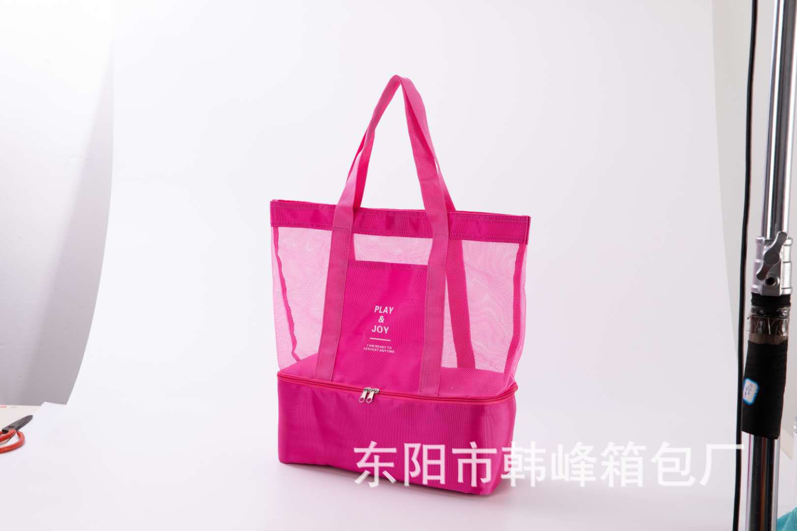 Портативная водонепроницаемая сумка для плавания с разделением на сухое и влажное хранение пляжная сумка двойной слой для пикника