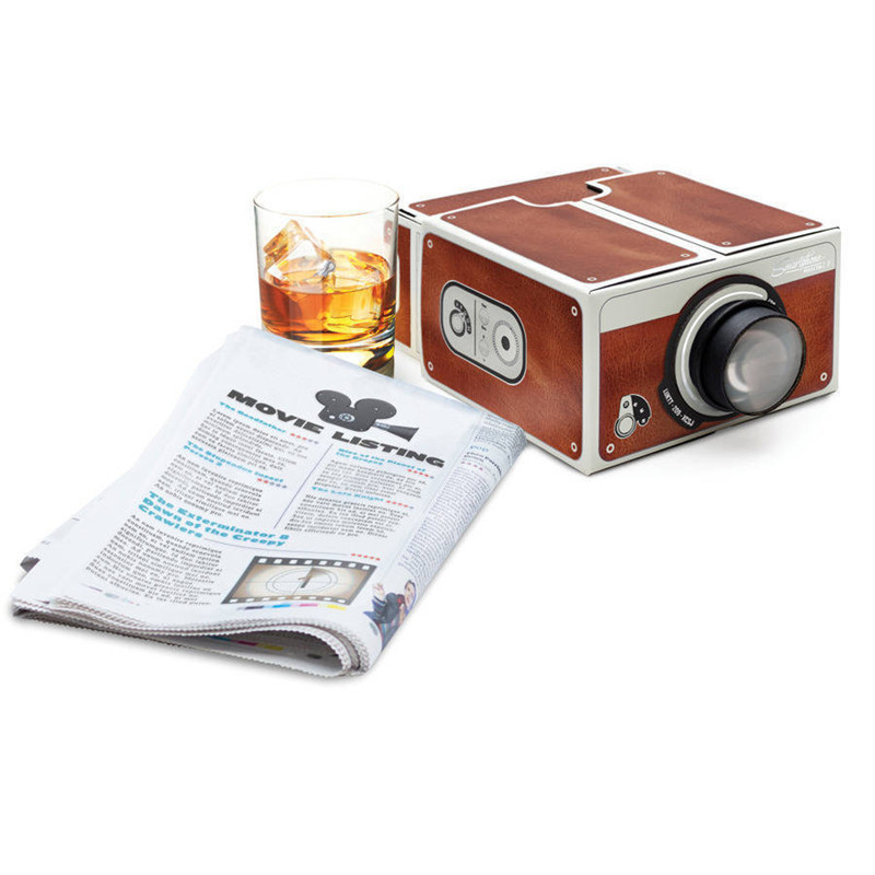 New mobile phone Projector handmade DIY second generation small holographic projection SmartPhone Projector