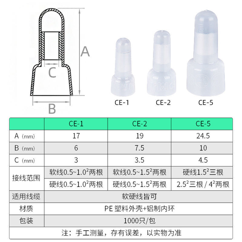 Wire plug terminal nylon nipple crimping cap quick terminal wire terminal closed Terminal