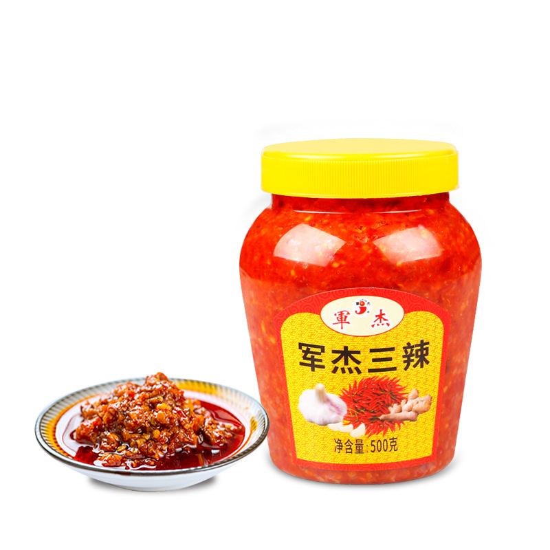 Hunan specialty Junjie sanspicy garlic and chili sauce chopped chili rice bibimbap salad chili sauce factory direct supply wholesale