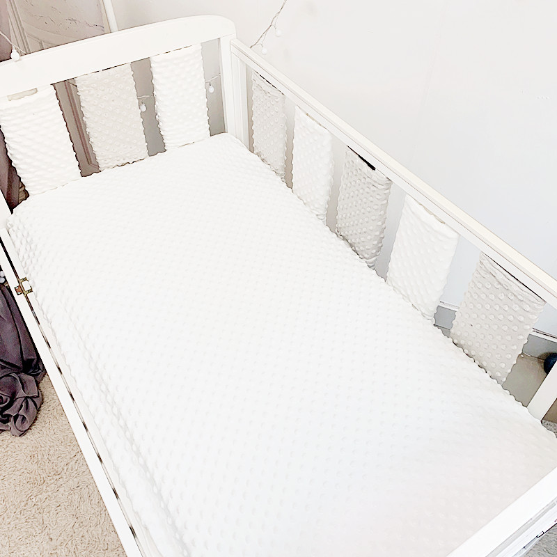 Yuan Shuang Baby Bean Velvet Bed Dressing Protective Anti-collision Baby Bed Circumference Four Seasons Breathable Thickened Bedding Cross-border Goods