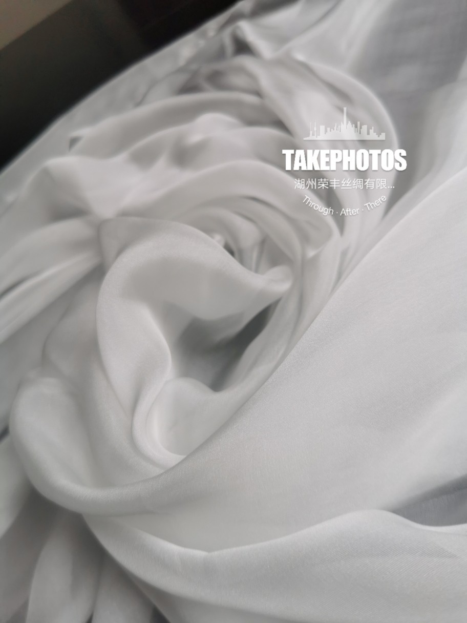 5mm mm chiffon 100% silkworm silk fabric lining fabric light Hanfu factory wholesale