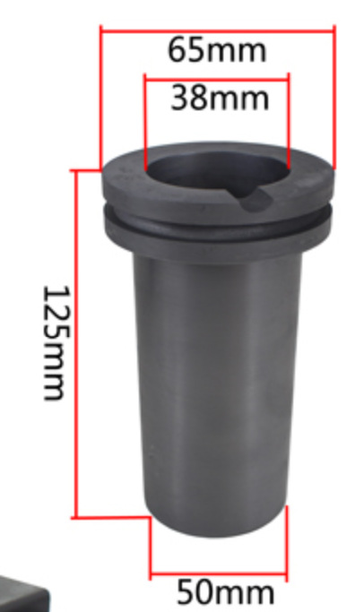 High purity graphite crucible 2kg Crucible graphite pot melting gold nest Crucible jewelry equipment melting gold graphite