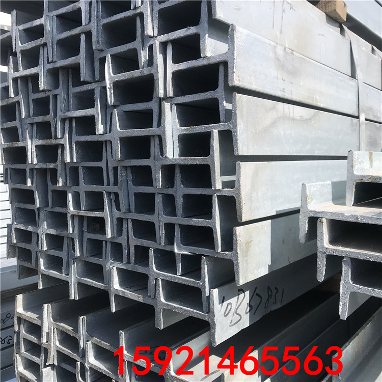 Direct supply Q235B Laigang 12# galvanized I-steel 20# hanging galvanized I-steel 32# customized cutting specifications are complete