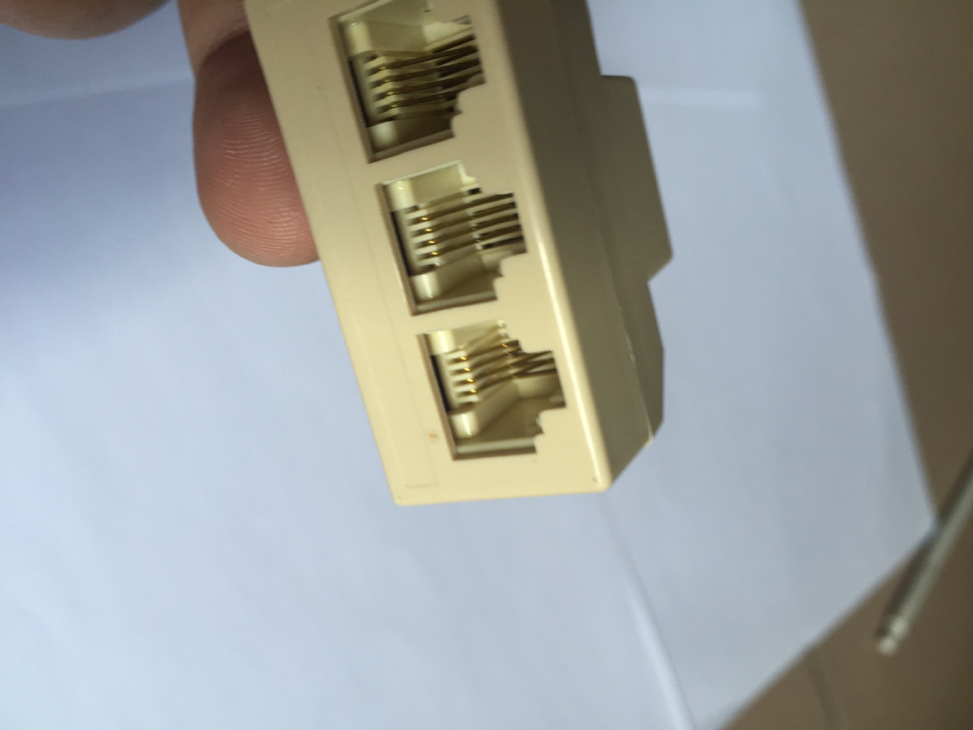 Telephone one minute three telephone four-way RJ11 6P4C fixed line splitter box landline splitter junction box