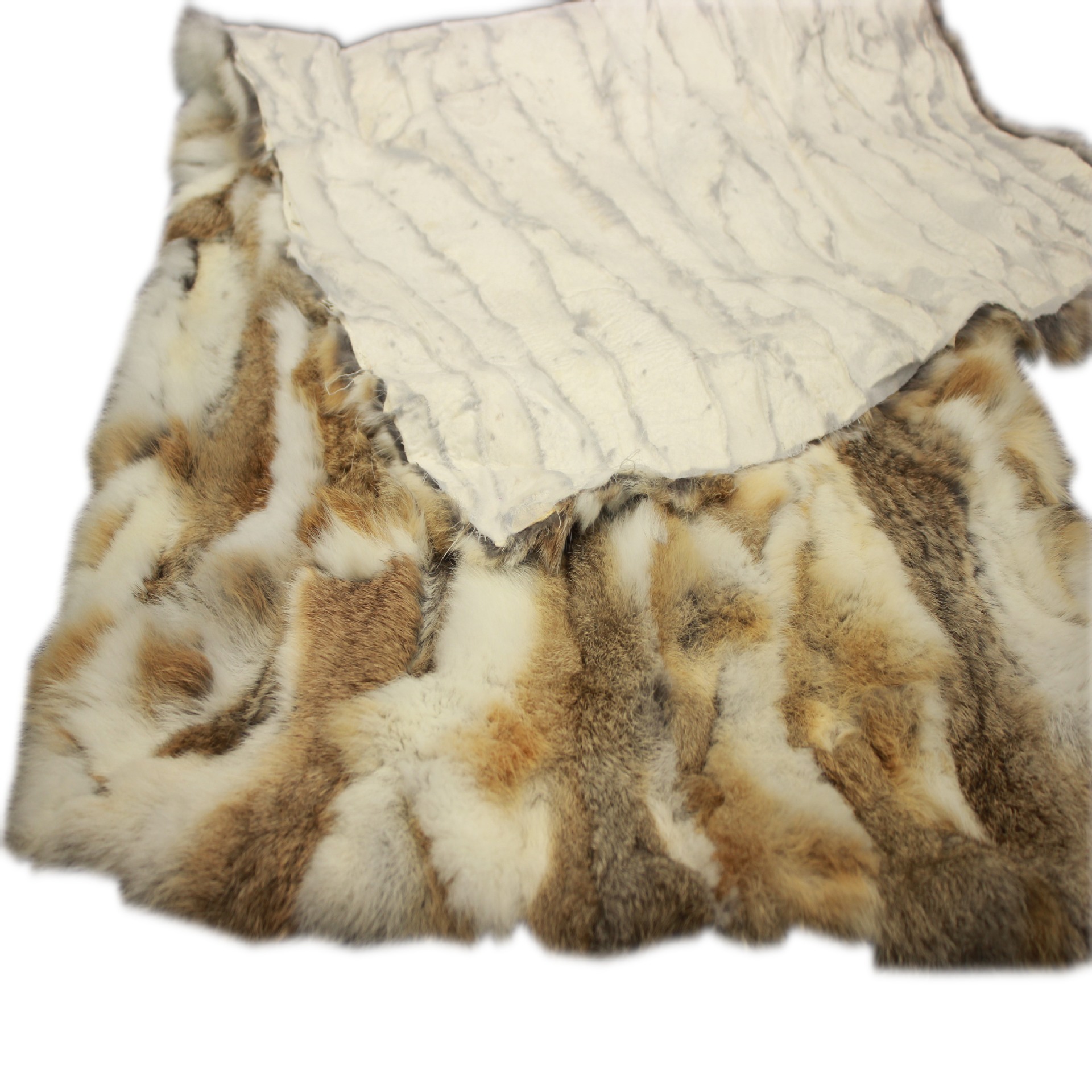 Grass yellow rabbit skin mattress rabbit green grass skin mattress real wool bed blanket clothing fabric household goods wholesale