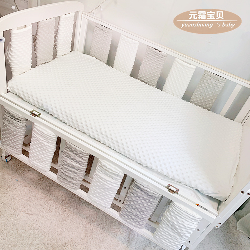 Yuan Shuang детский бархатный защитный бортик для кровати противоударный для младенцев четырехсезонное дышащее утолщенное постельное белье