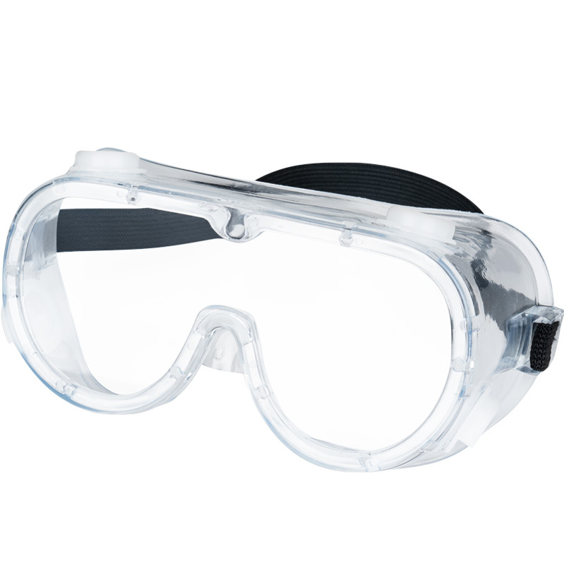 Four beads anti-dust and anti-fog four beads eye protection glasses can export droplets can wear myopia glasses fully enclosed eye protection glasses