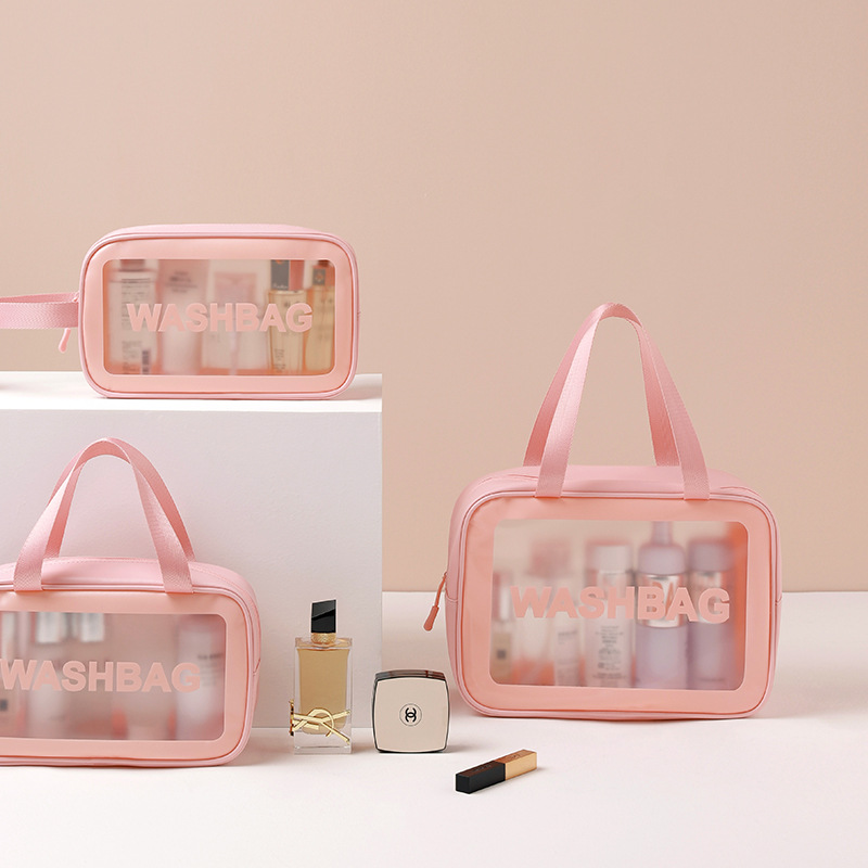 Cosmetic Bag wash bag custom LOGO leather oxford cloth bag factory processing proofing mold