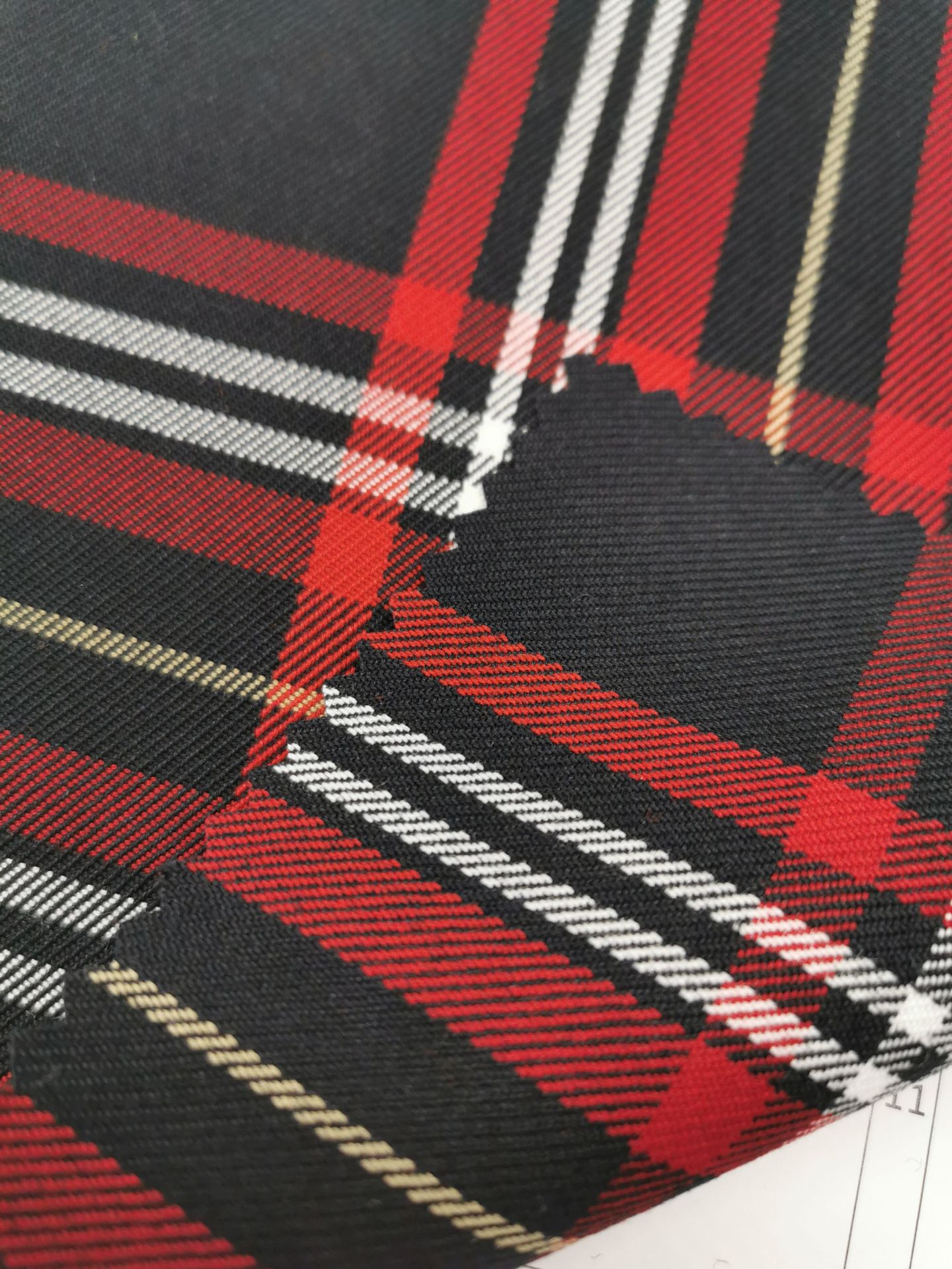 Платочная ткань Qianshuo весна-осень, школьная юбочная ткань, повседневная клетчатая ткань