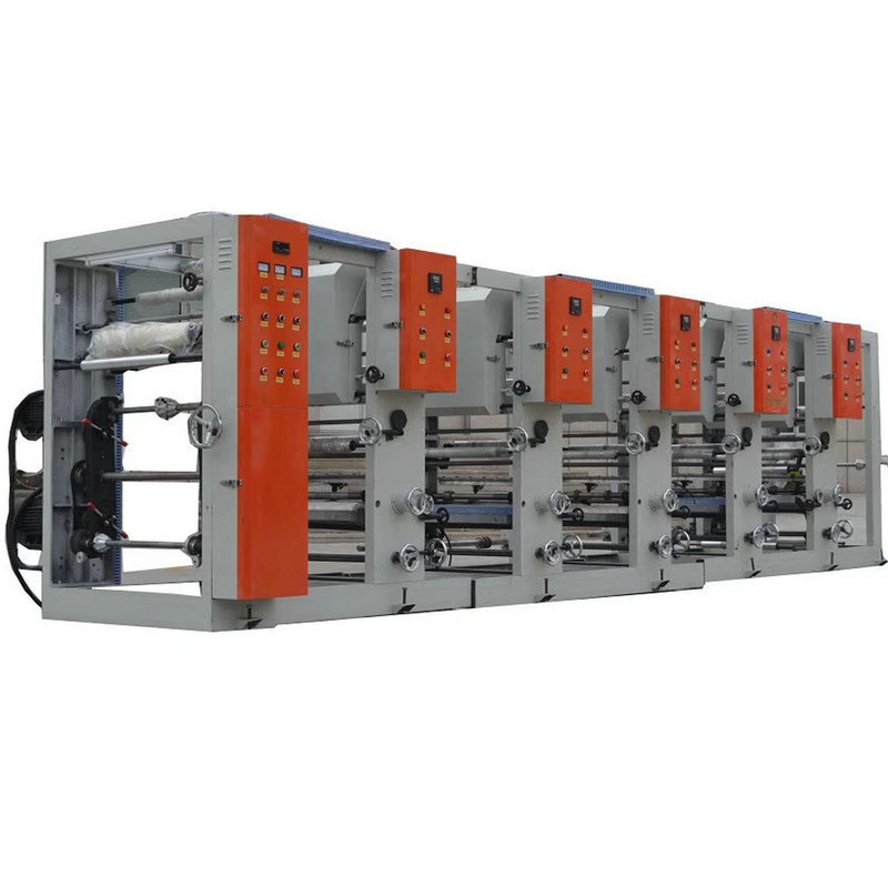 Two-color printing intaglio printing machine plastic film Blown film printing machine Web floor protective film printing machine