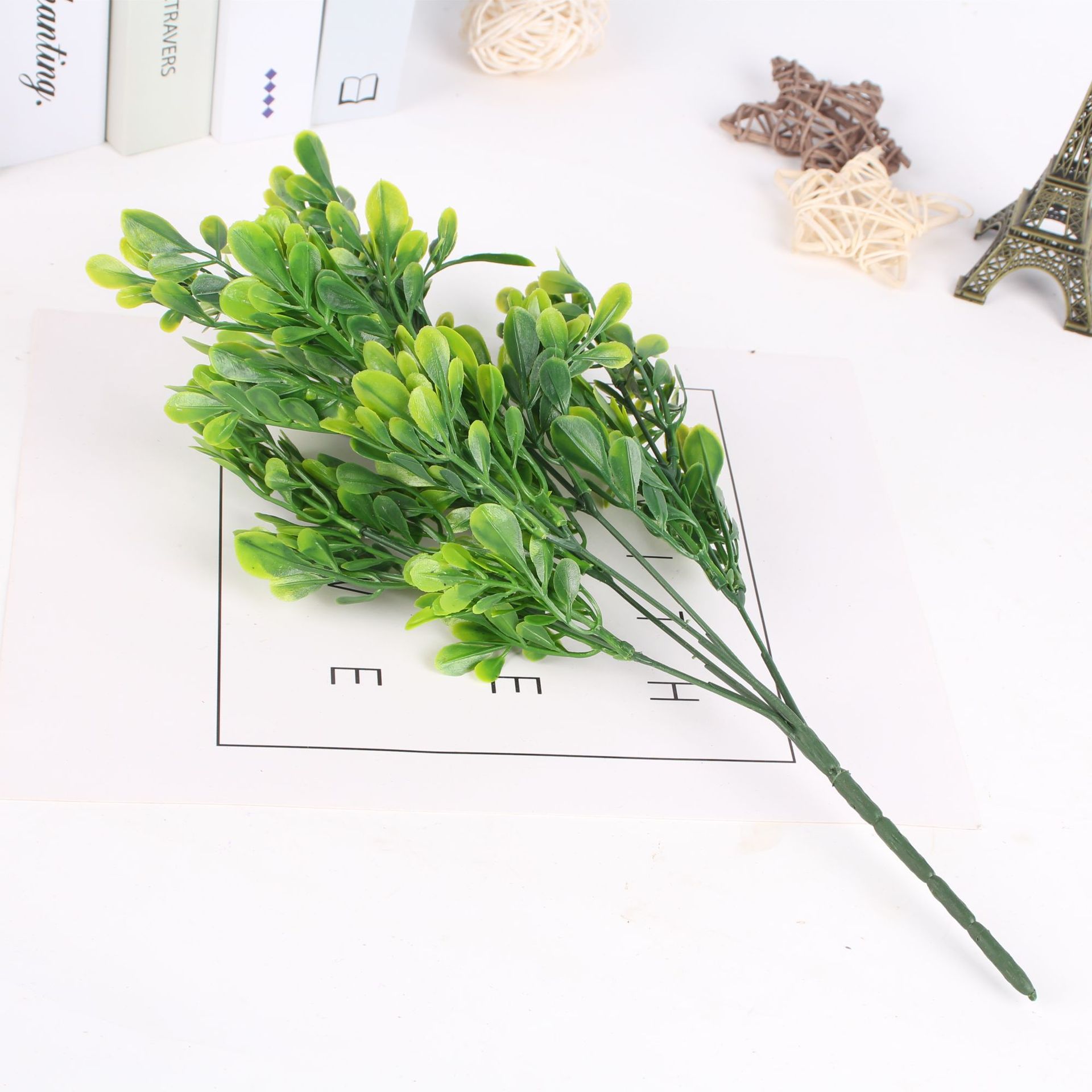 Simulation green plant green leaf wedding decoration Persian leaf rose Leaf Wholesale shopping mall green landscape grass plant wall material