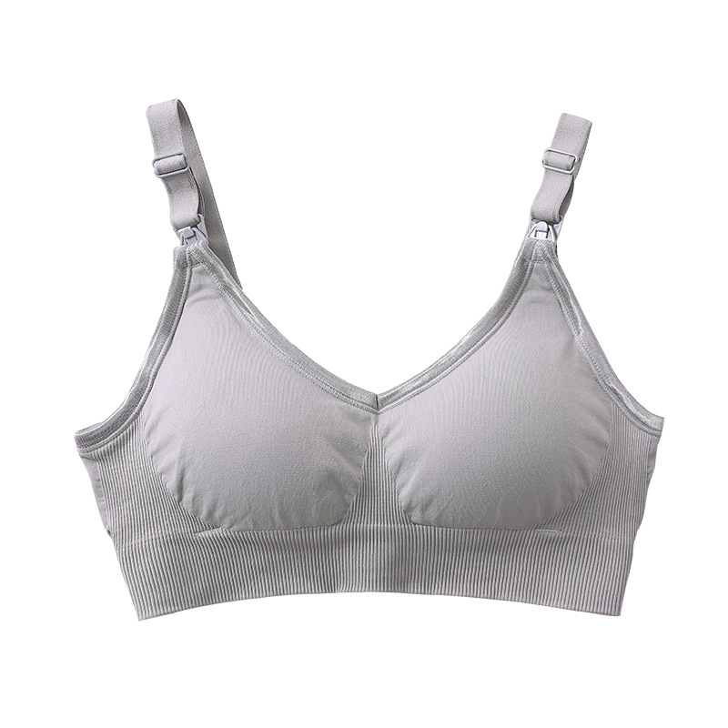 Maternity Nursing Bra Without Wires Postpartum Outing Nursing Cup