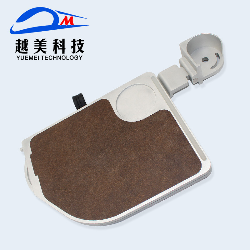 Car Interior Modified Table Board for Business Office Use, Foldable Small Aluminum Alloy Multifunctional Car Table