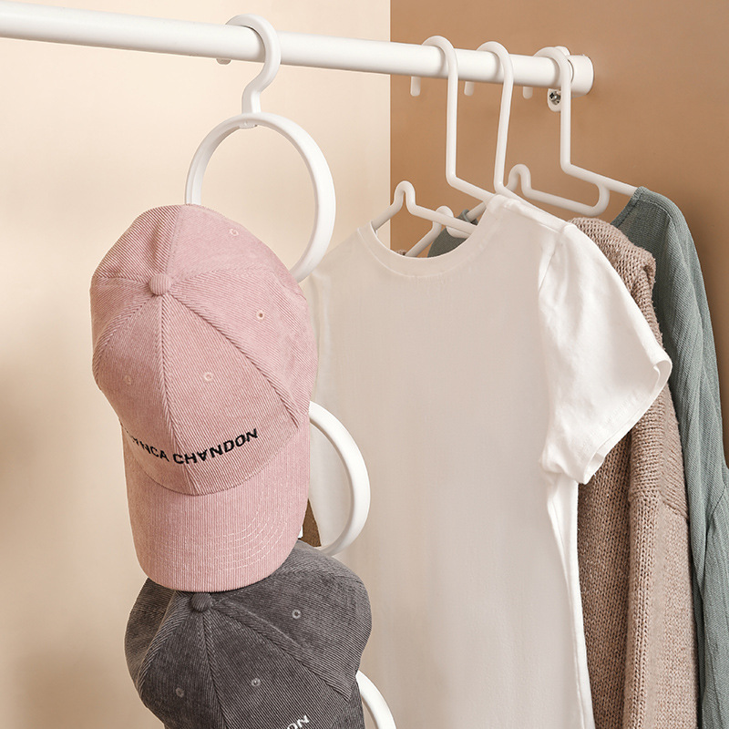 Hat hanging storage rack hanger organizing storage rack hook behind the door household hat rack neat and convenient