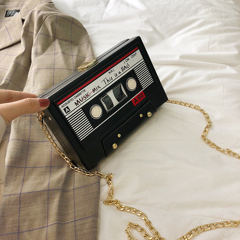 Fashion shaping box small square bag spring and summer new women's bag trendy printed women's shoulder bag all-match messenger bag