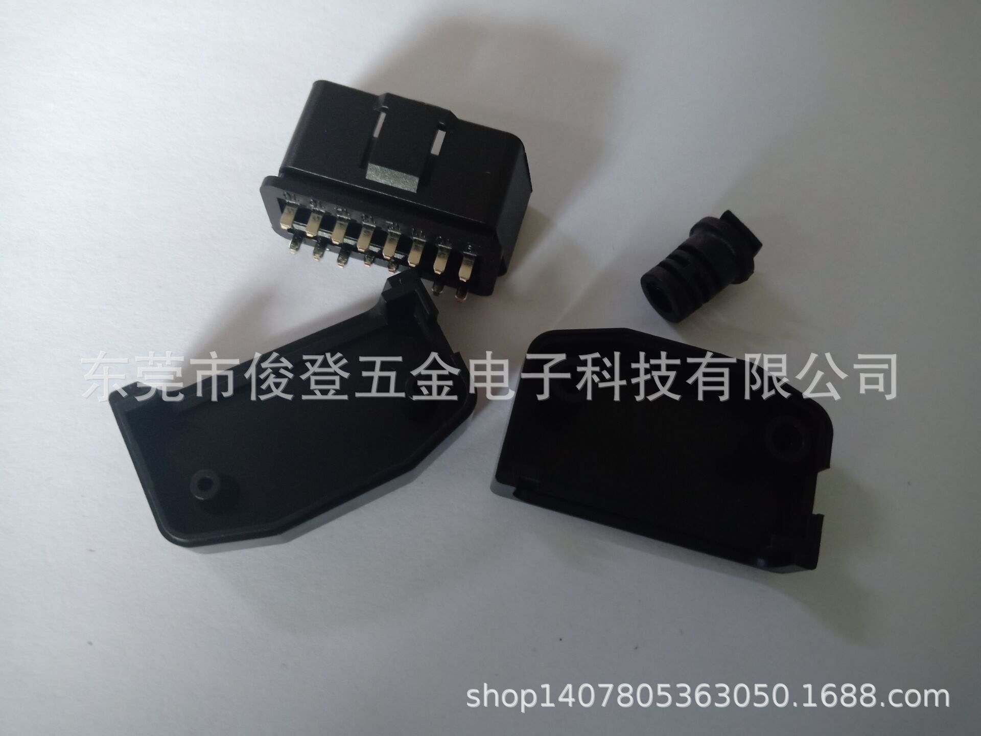 Manufacturer sells OBD2 housing for OBD wiring harness and OBD step-down line