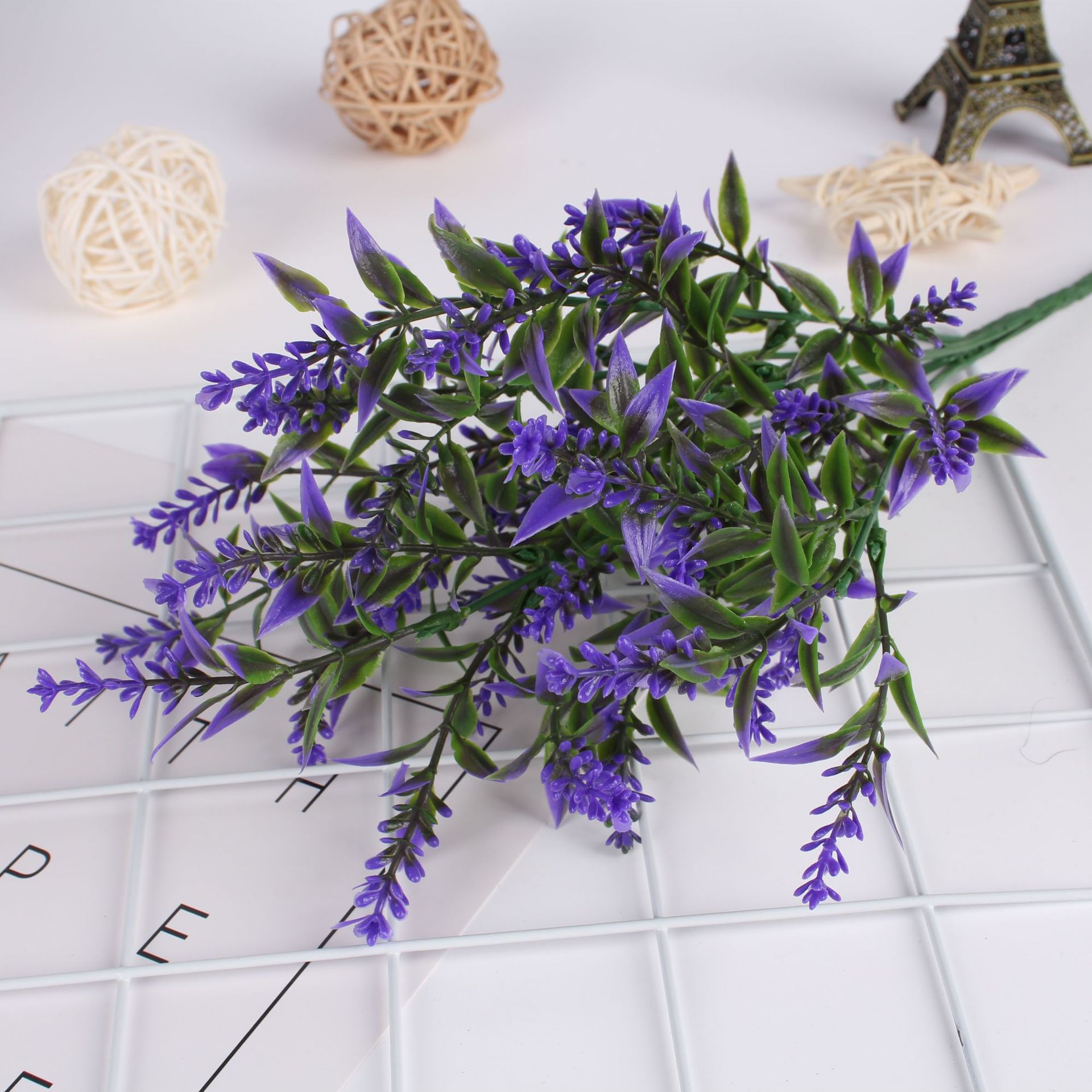 Популярные симуляционные инженерные зеленые растения цветы букет симуляция стеновой лист пластиковые цветы 7 пластиковых букетов