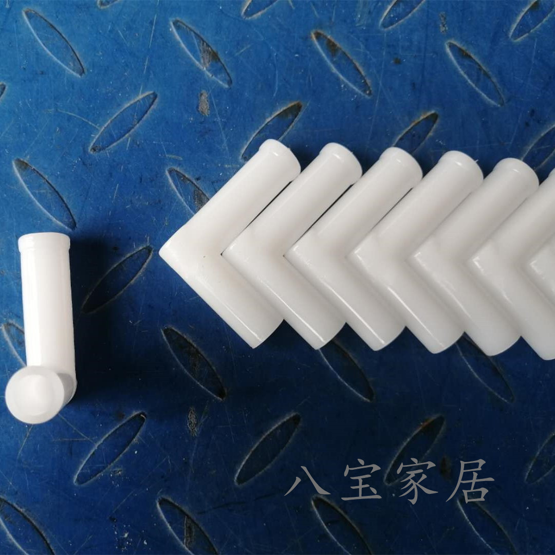 Mosquito net accessories two-way straight-through L-joint bracket plastic accessories 90 degree elbow folding holder free of installation