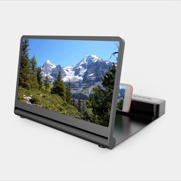 12inch Screen Amplifier Folding Large Screen Bluetooth Speaker Mobile Phone Hd Magnifier Speaker Ultra Clear