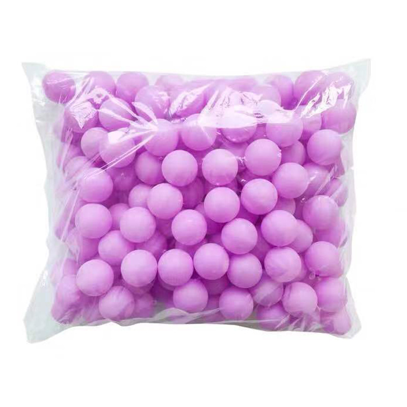 Frosted color PP table tennis 40mm seamless word-free lottery ball betting touch ball plastic ball machine wholesale