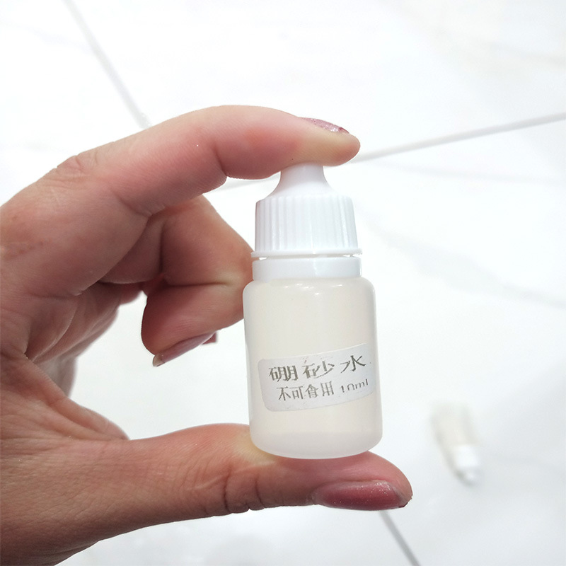 Slime special molding water 10ml borax water diy foaming glue crystal mud molding water manufacturers wholesale