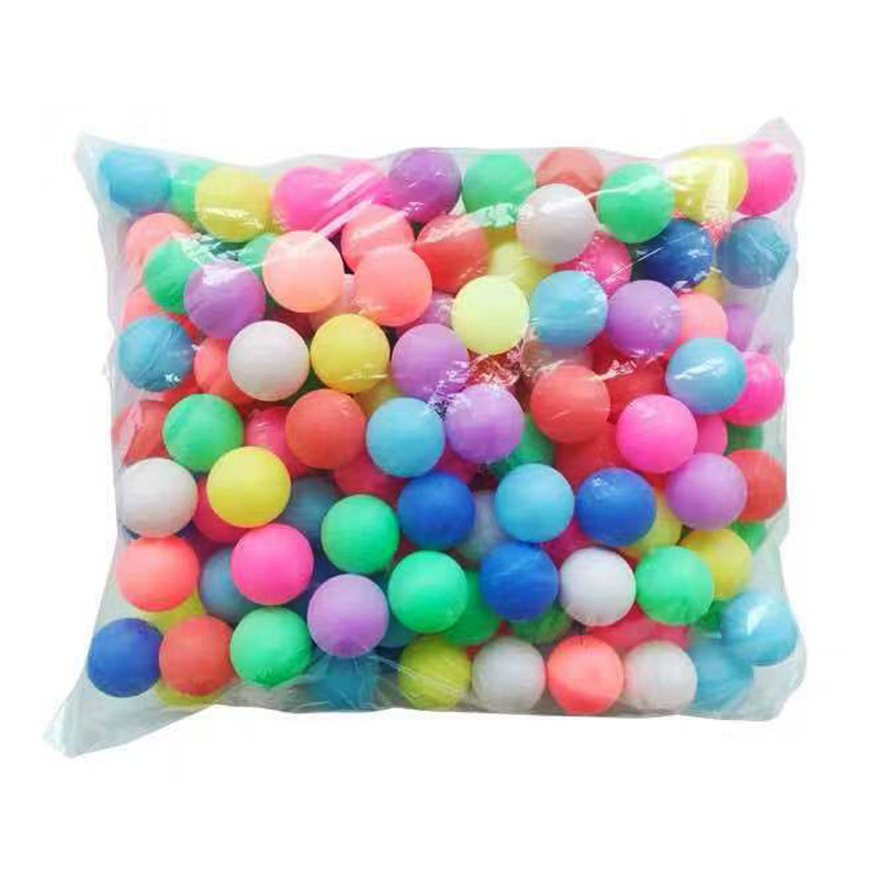 Frosted color PP table tennis 40mm seamless word-free lottery ball betting touch ball plastic ball machine wholesale