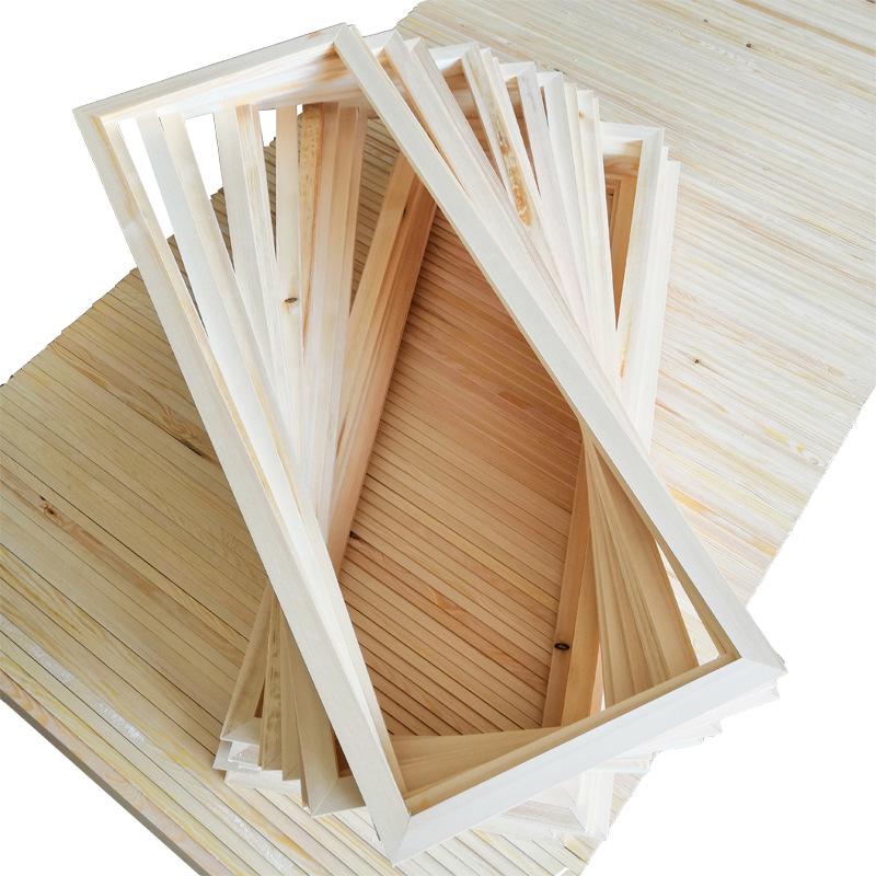 Factory direct wholesale wood frame pine wood picture frame oil painting frame lightweight solid wood 1.2 thick frameless painting direct for AliExpress