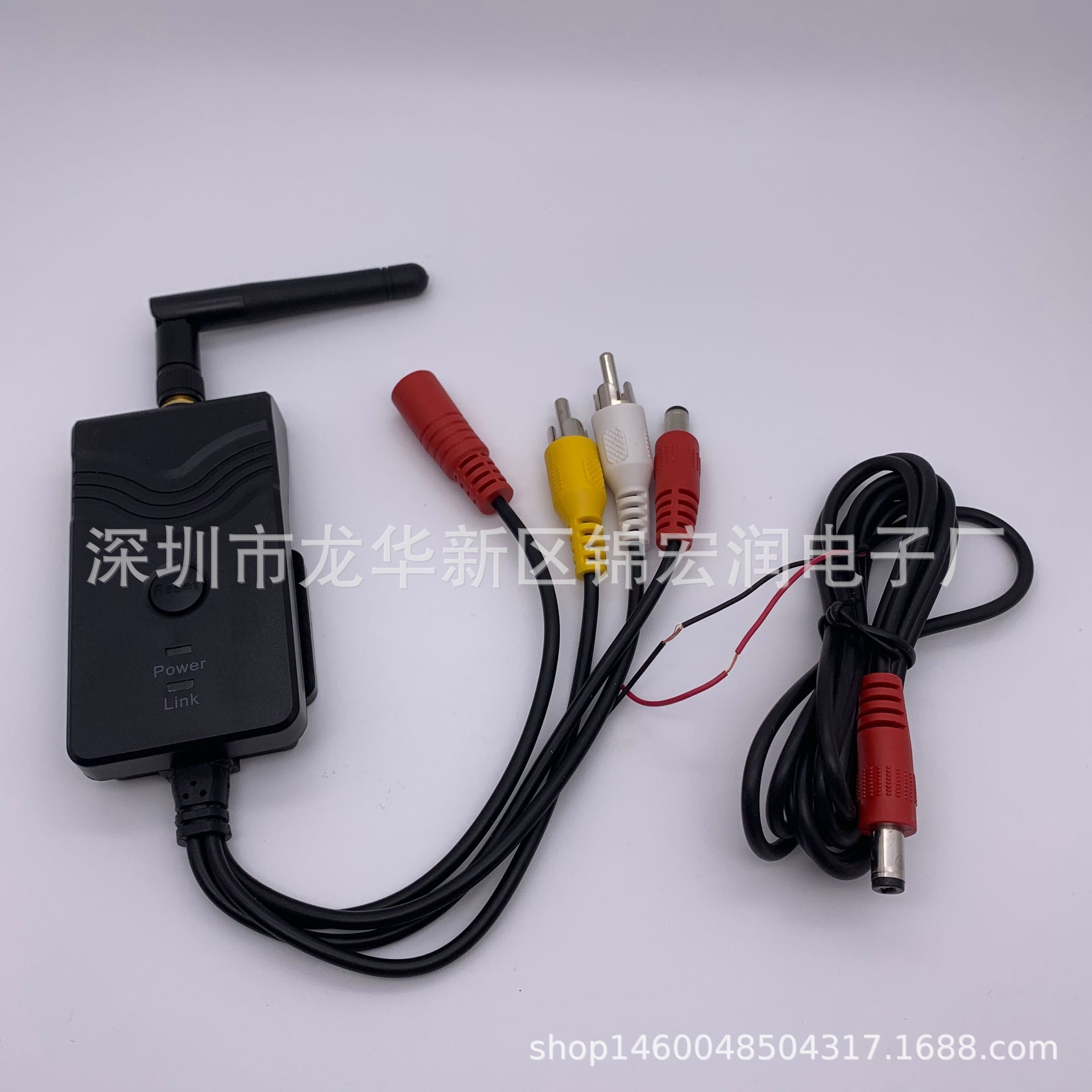 FPV dedicated AV video WIFI repeater Wifi Transmitter 903S (903W upgraded version) Black