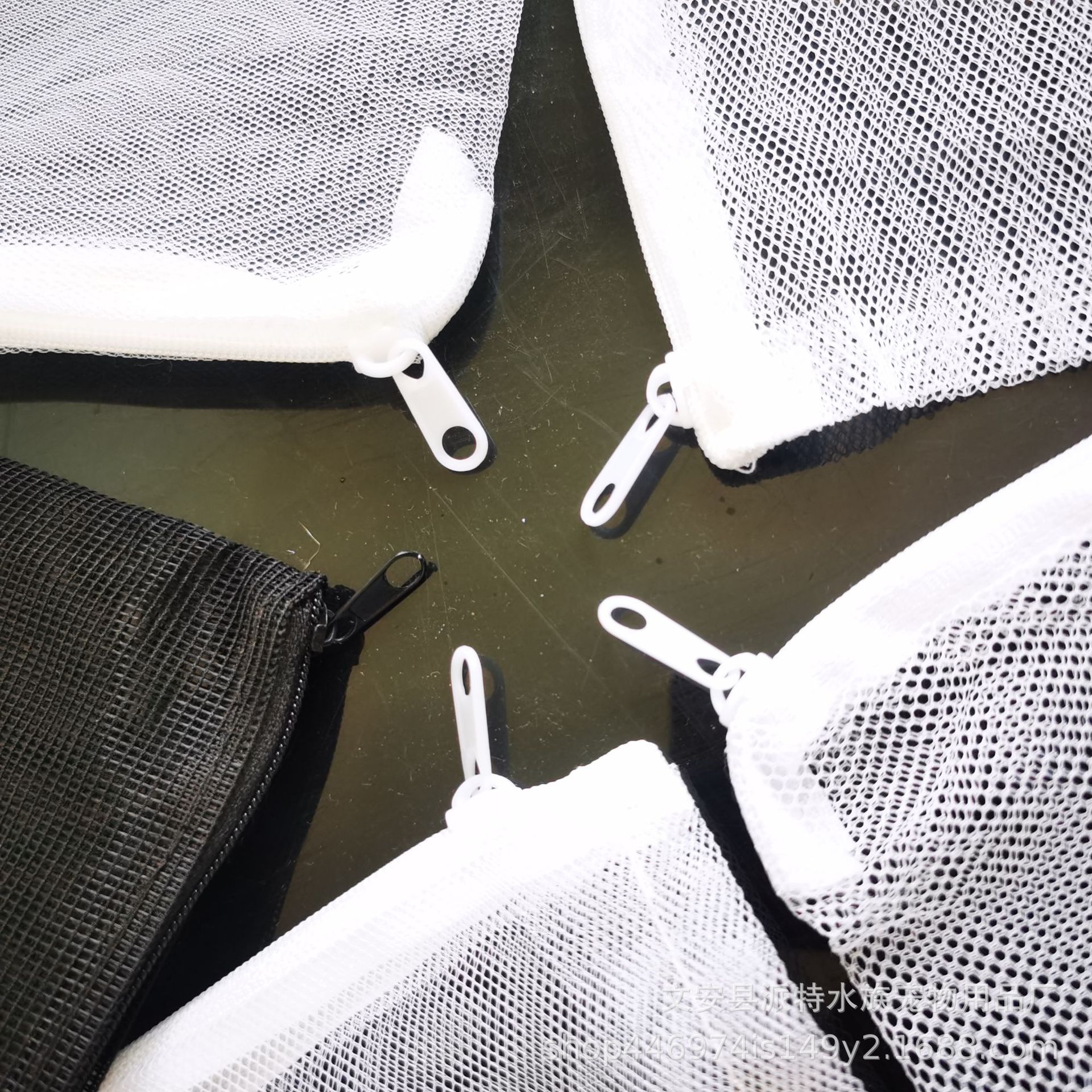 Fish Tank Filter Material Bag Activated Carbon Mesh Bag Filter Equipment Aquarium Plastic Zipper Mesh Bag Ceramic Ring Bag