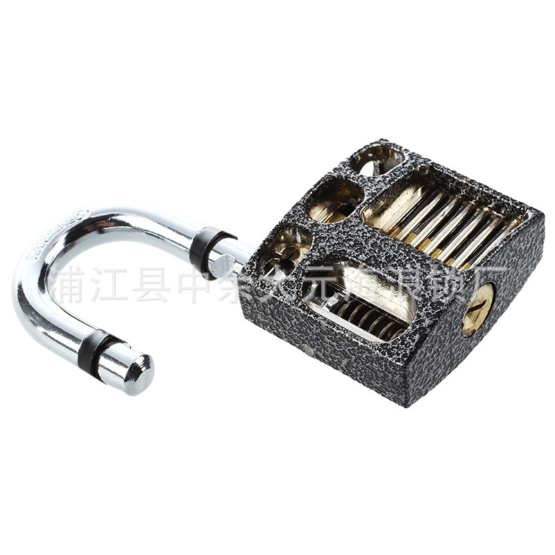 Padlock Transparent Padlock Copper Lock Iron Lock Ab Lock Kaba Lock Cross Lock One-Word Lock Plastic Lock Transparent Lock