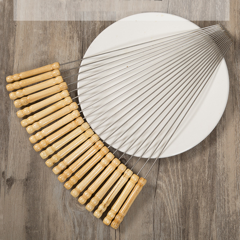 Новые шомпуры из нержавеющей стали с деревянной ручкой удлиненные круглые шомпуры плоские шомпуры инструменты и принадлежности в наличии