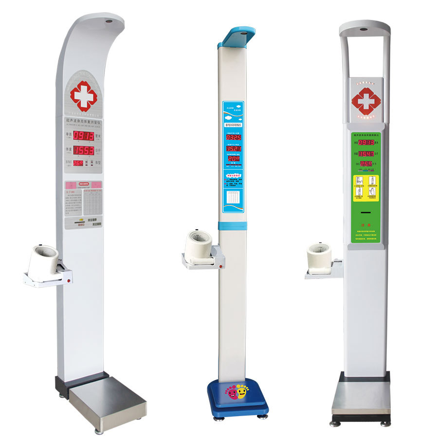 Hw-900B Electronic Height and Weight Measuring Instrument Ultrasonic Height and Weight Pulse Physical Examination Machine Manufac