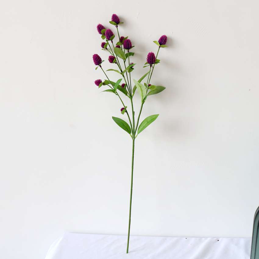 Multi-head sea holly Thorn celery simulation plastic bouquet artificial flower wedding home decoration fake flower