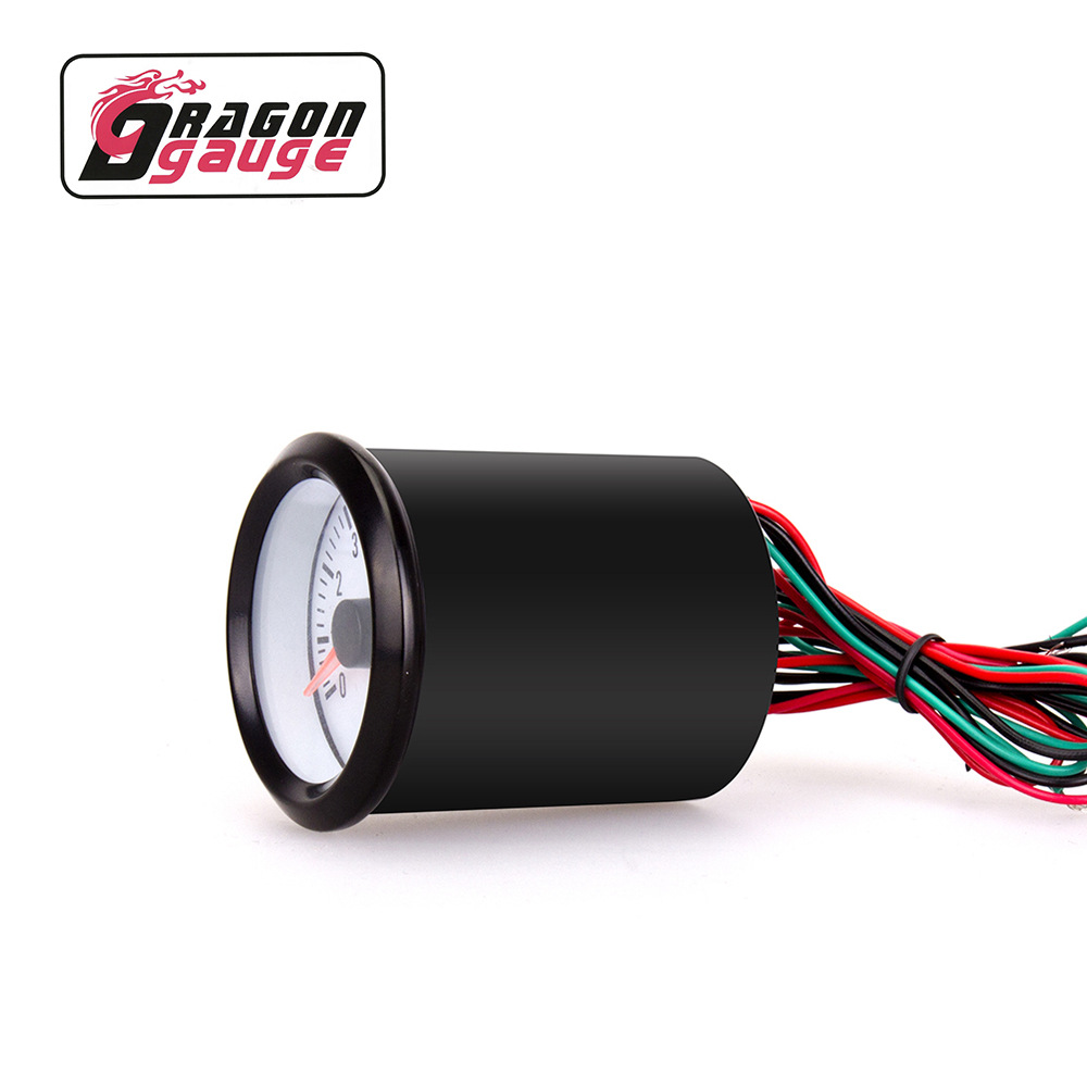 Car modified Instrument 52mm blue light booster water temperature oil temperature oil pressure voltmeter 12v General Instrument
