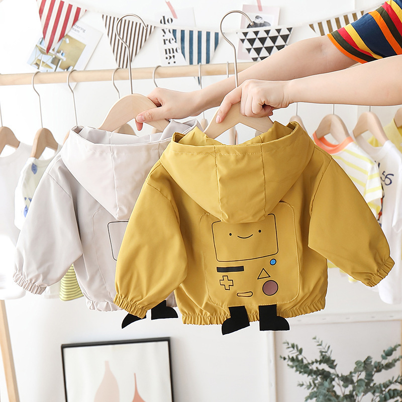 Новая куртка для мальчиков и девочек весна-осень, модная корейская куртка