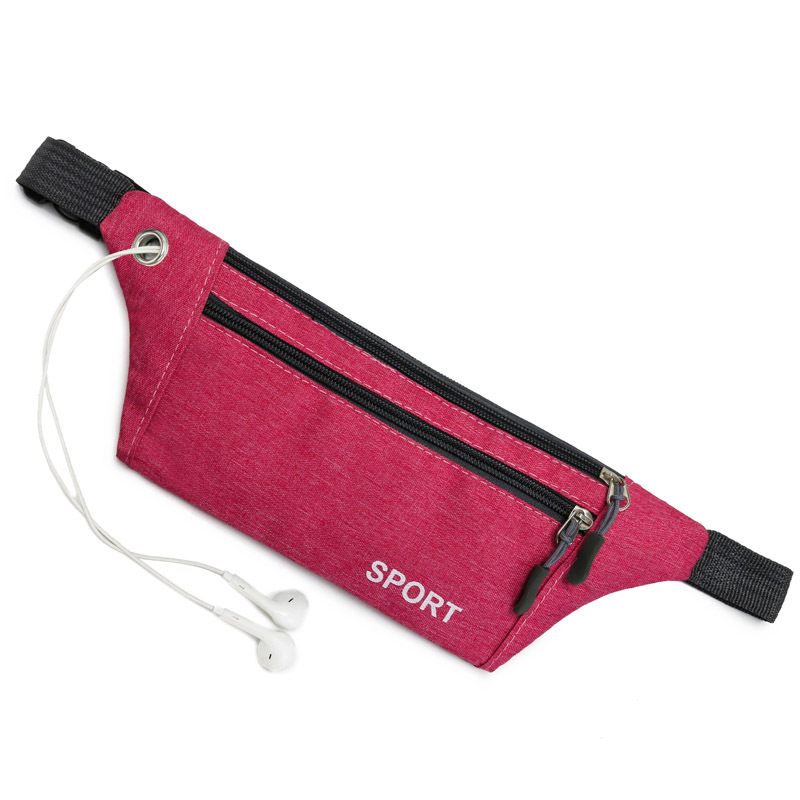 2021 cross-border new sports waist bag single shoulder diagonal fitness business wallet outdoor sports bag close-fitting waist bag