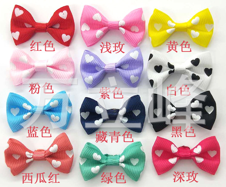 Корейские детские аксессуары для волос, подарочные аксессуары, бантики с печатью