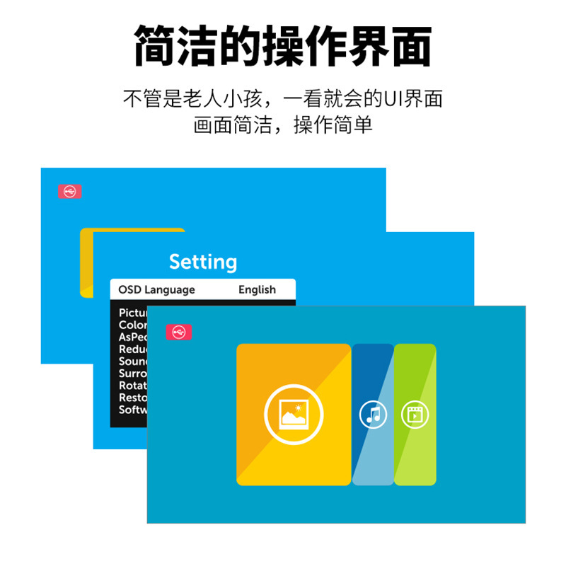 Cross-border new mini projector portable home children LED support HD 1080p smart movie projector