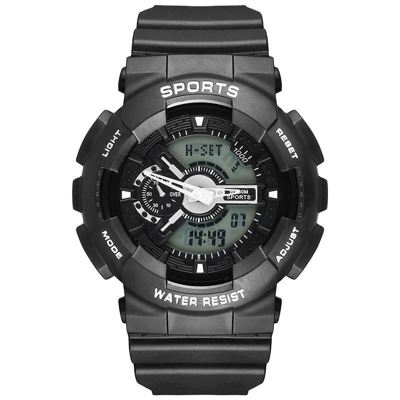 Unicorn Sports Student Waterproof Analog Digital Watch Couple's Matching Watch Led Trendy Outdoor Luminous