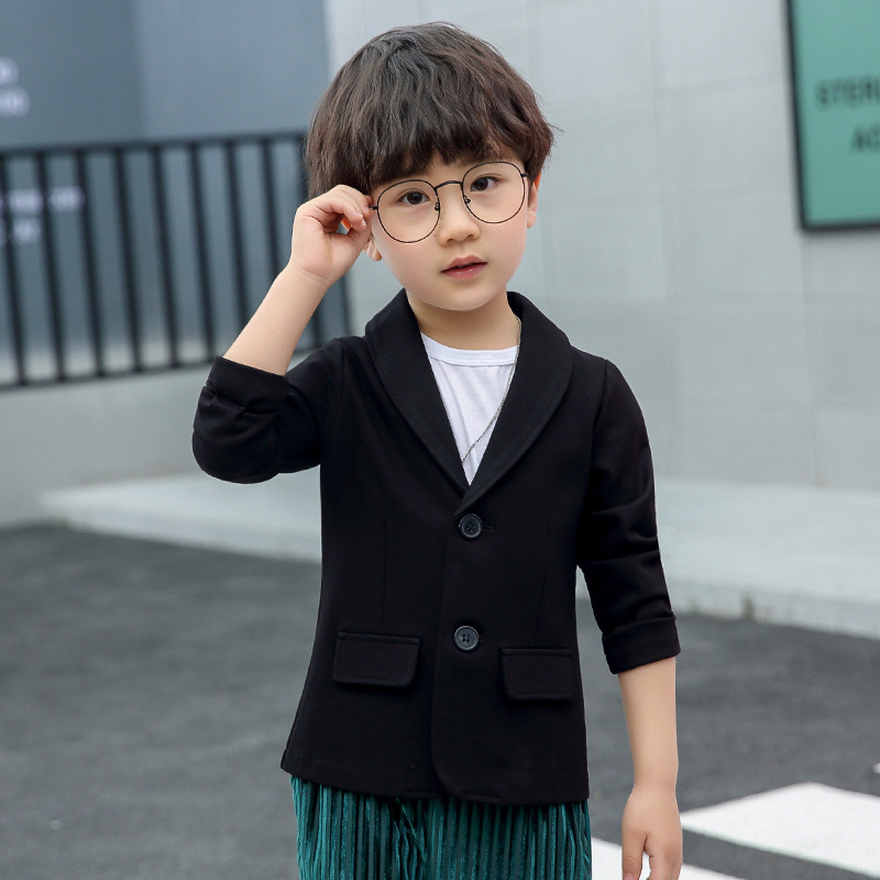 Spring new children's clothing boys' jacket slim Korean style children's small suit boys' handsome baby casual suit