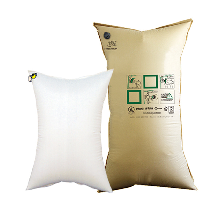 0510 Filling Air Bag 500*1000mm Container Inflatable Bag Kraft Paper Factory Container Bubble Wrap Buffer