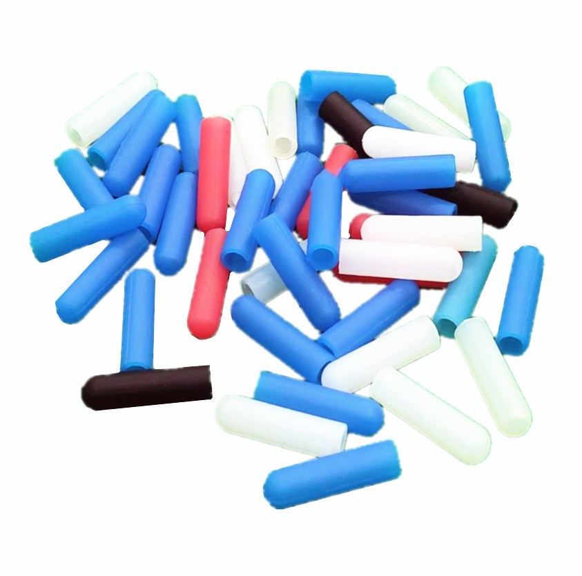 Customized High Temperature Resistant Dustproof Protective Cover Spray Powder Silicone Flat Head Cover Anti-Collision Silicone Rubber Plug Head Casing